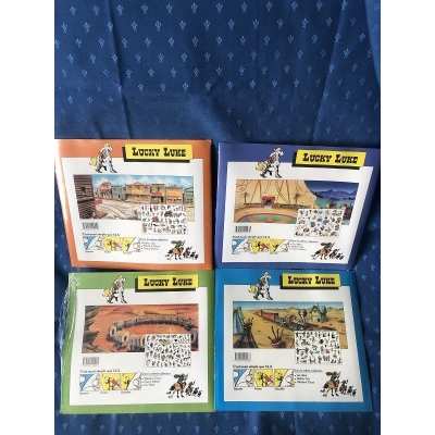 Lucky Luke complete series of 1984 Hachette dry decals