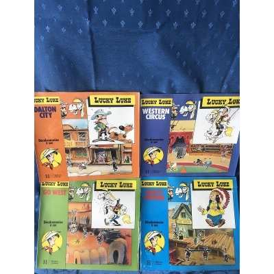 Lucky Luke complete series of 1984 Hachette dry decals