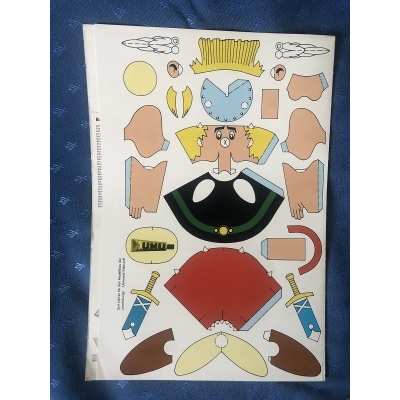 Rare German Asterix cut-out from 1973