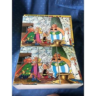 Rare Asterix 6 puzzle cubes from 1973/1974