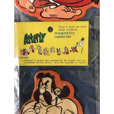 Rare Asterix the 12 magnetic characters large format new 1978