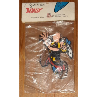 rare figurine Astérix avec ventouse des années 60 neuve