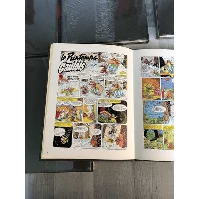 Ultra rare Astérix les 7 tomes intégrale luxe hachette/Dargaud neufs sous blister + l'album commercial + le carton Astérix