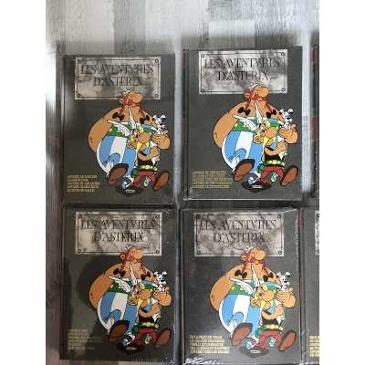 Ultra rare Astérix les 7 tomes intégrale luxe hachette/Dargaud neufs sous blister + l'album commercial + le carton Astérix