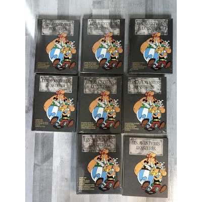 Ultra rare Astérix les 7 tomes intégrale luxe hachette/Dargaud neufs sous blister + l'album commercial + le carton Astérix