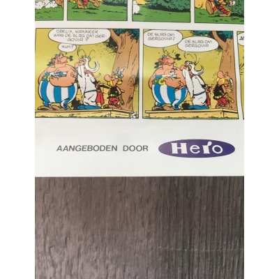 rare Astérix affiche néerlandaise pour le groupe HERO (suisse)
