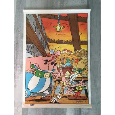 rare Asterix Dutch poster for the band HERO 2 (Swiss)