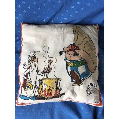 Rare Asterix cushion from 1979 36 x 36 cm (2)