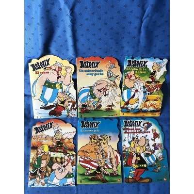 Series of 6 Asterix booklets in Spanish New from 1981