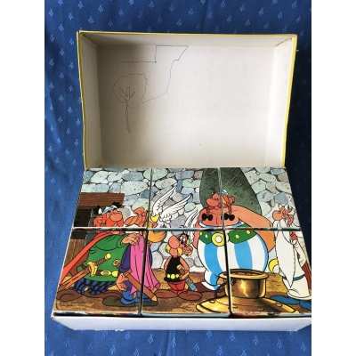 rare Astérix cubes géants cartons puzzles de 1973/1974