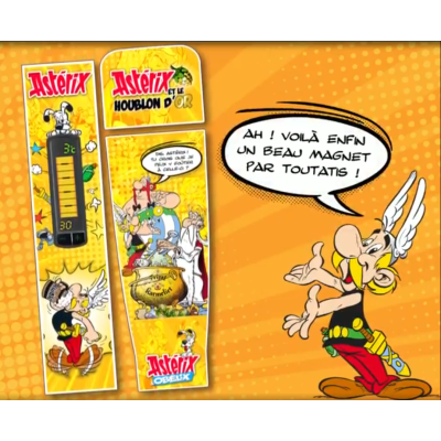 rare maxi magnet for "Asterix and the Golden Hop" beer taps