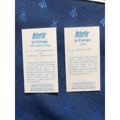 rare série complète de 50 cartes Astérix in Europe de 1976