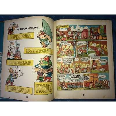Le tour de gaule d'Astérix collection pilote 16 + 1 titres au dos de 1965