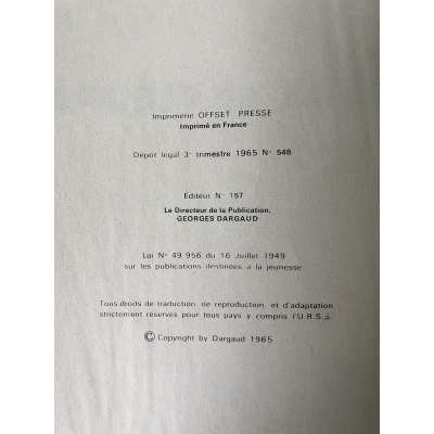 Astérix et Cléopâtre EO collection pilote 13 + 3 titres au dos de 1965