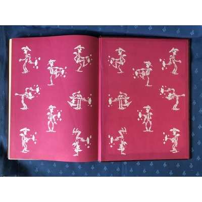 rarissime recueil Lucky Luke cuir rouge et dorure tome 1 (5 histoires)