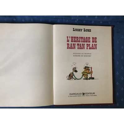rarissime recueil Lucky Luke cuir rouge et dorure tome (5 histoires)