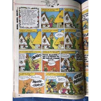 Asterix pif N°1095 the Gaulish pinball machine