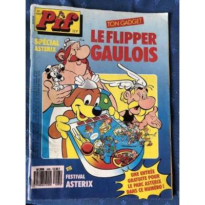 Asterix pif N°1095 the Gaulish pinball machine