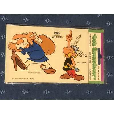 rare Asterix sticker from 1972 10 x 15 cm brand new sealed