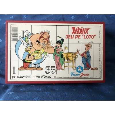 rare Asterix complete lotto game France toy from 1985