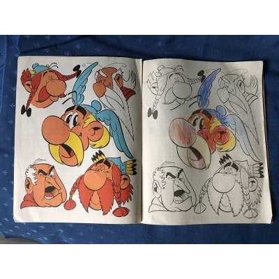 Astérix coloriages il piccolo pittore malbuch de 1966 (série 2)