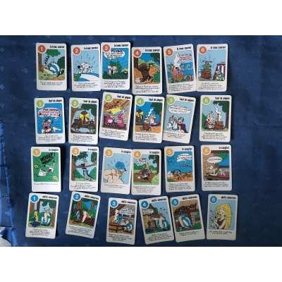 rare Astérix jeux de 7 familles heron complet proche du neuf année 70