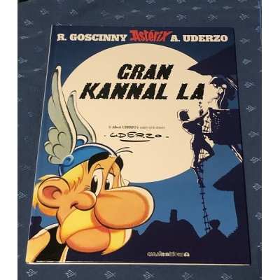 Asterix le grand fossé in Creole " gran kannal la " new edition out of print