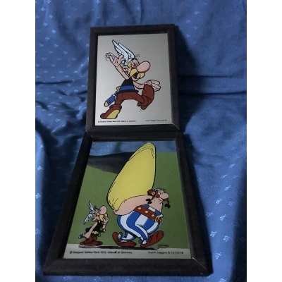 Asterix mirror 21 x 27 cm from 1978