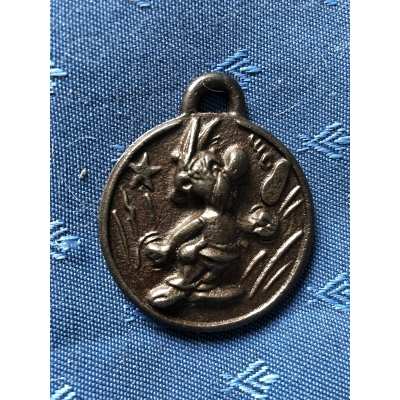 rare Asterix cast iron medal from 1967