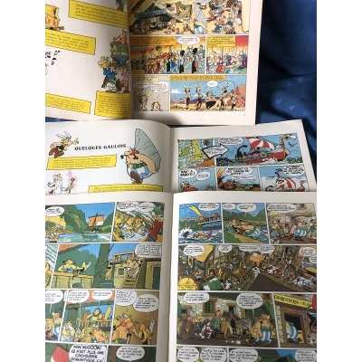 rare lot complet des 3 bd Astérix Edition scolaire pour la hollande de 1973
