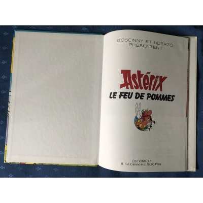 Astérix le feu de pommes gp rouge et or N°4