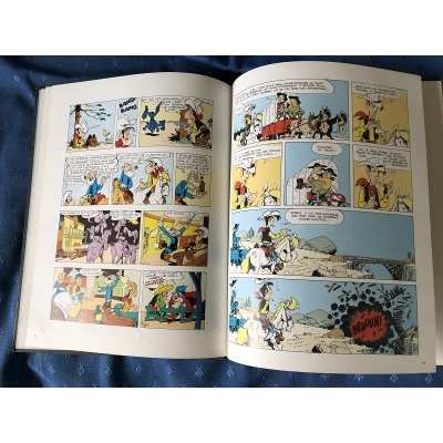 Rare commercial album Asterix /Lucky Luke integrale luxe dargaud hachette