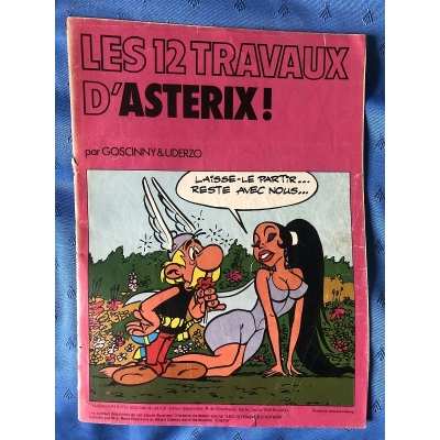 Astérix " les 12 travaux d'Astérix" chevrons de 1976