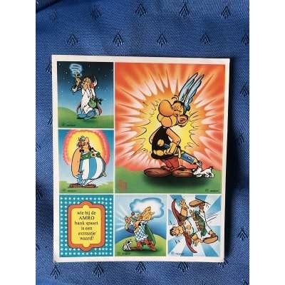 Asterix AMRO Bank stickers from 1972