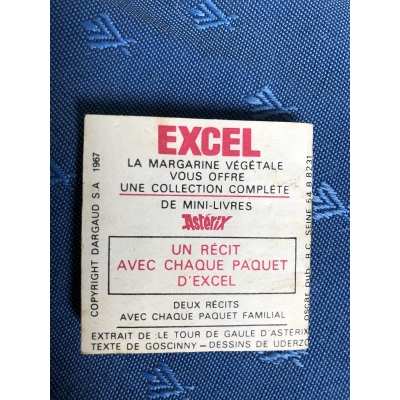 rare Asterix "a Marseille" offered by excel margarine from 1967