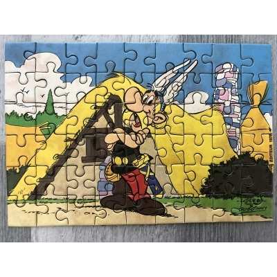 rare collection complète des 6 puzzles Astérix Grimaud de 1978 avec leur boite
