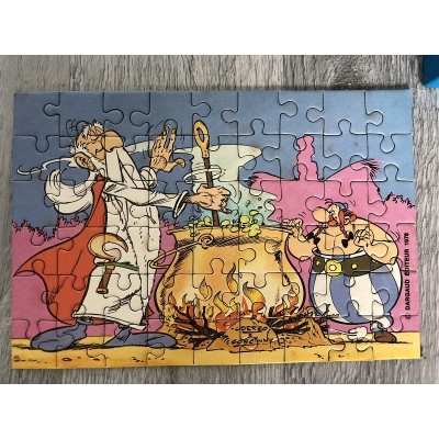 rare complete collection of 6 Asterix Grimaud puzzles from 1978 with box