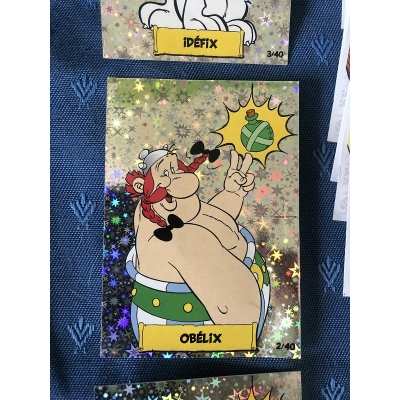 Asterix cora les imbattables new album + 40 cards + 30 unglued stickers