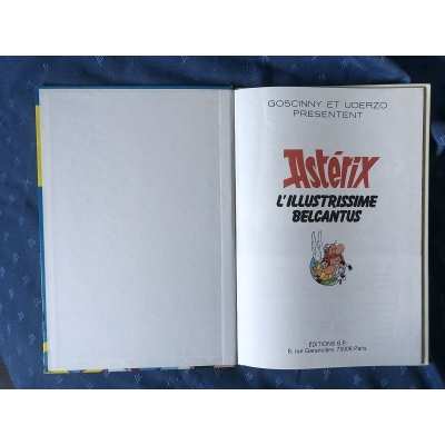 rare Asterix l'illustrissime belcantus GP red and gold