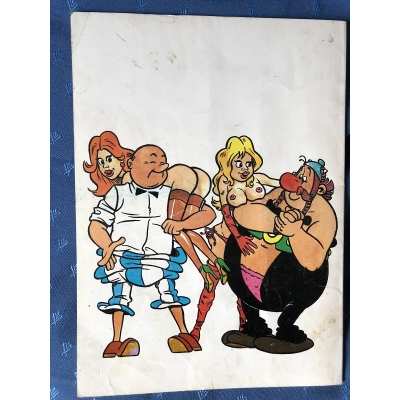 Rare Dutch Asterix erotic parody out of print