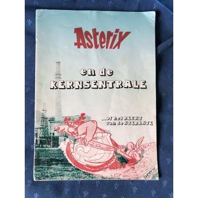 rare German-language comic Asterix against nuclear power plants version 2