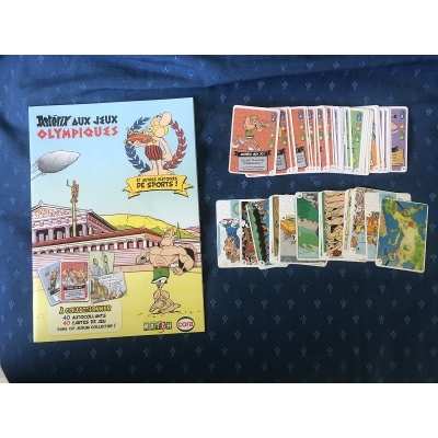 Asterix cora complete album 2024 with 40 cards and 40 unglued stickers