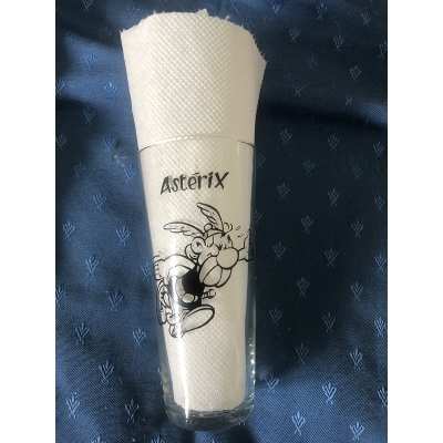 Asterix glass from 1967 very rare