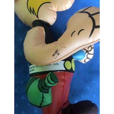 Ultra rare inflatable Asterix from 1976 (version 2) without writing on the belt