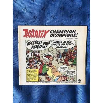 Asterix ELF booklet "OLYMPIC CHAMPION" good condition