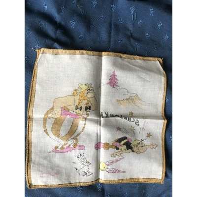 rare vintage Asterix handkerchief