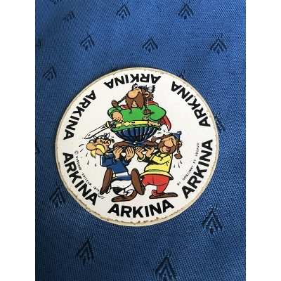 rare sticker Astérix arkina de 7 cm