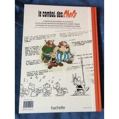 rare Asterix "le combat des chefs" HC with defect in 200 copies new