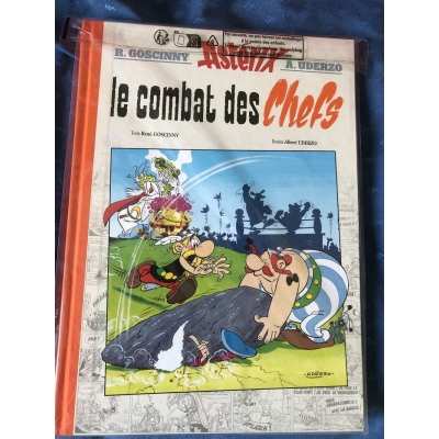 rare Asterix "le combat des chefs" HC with defect in 200 copies new