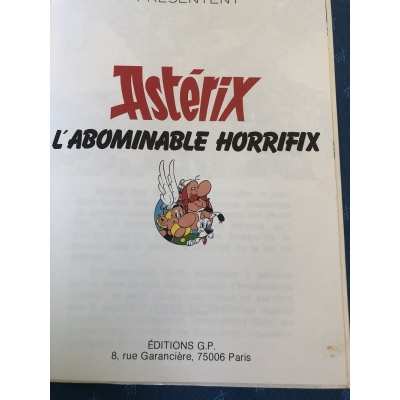 Asterix Rare series of 8 Red and Gold GP comics